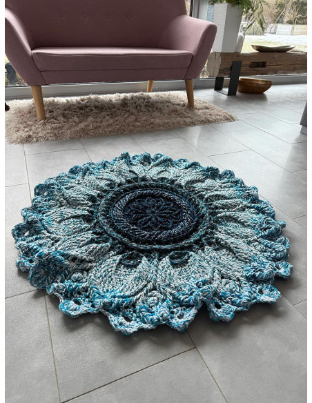 Koberec - Vločka - průměr 97cm Koberec - Vločka - průměr 97cm