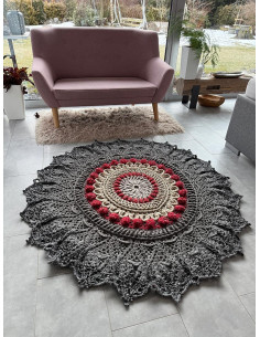 Koberec - Vločka - průměr 165cm